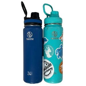 Bundle Takeya insulated stainless steel water bottles 24oz